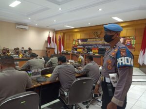 Bidpropam Polda Banten Amankan Kegiatan Rakor Internal Operasi Ketupat Maung Tahun 2022