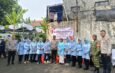 Sinergitas Tiga Pilar Bagikan Sembako HUT Bhayangkara ke-80