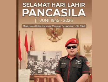 Hari Lahir Pancasila, LSM GIAS Dorong Pemuda Kota Tangerang Aktif Kawal Pembangunan Daerah