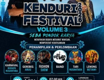 Kenduri Festival Volume 3 Siap Digelar di Tangsel, Padukan Pelestarian Budaya dan Pemberdayaan UMKM
