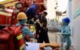BPBD dan RS EMC Tangerang Latihan Evakuasi Bencana