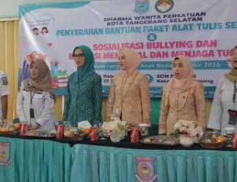 Hari Anak Nasional, DWP Tangsel Edukasi Siswa Cegah Bullying