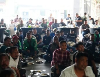 Korem 052 Gelar Nobar Argentina vs Swiss, Pererat Kebersamaan dengan Warga