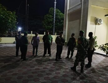 Patroli Koramil 02/Batuceper dan Koramil 05/Ciputat Perkuat Keamanan Wilayah di Malam Hari