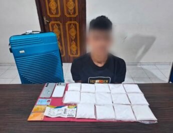 Polda Riau Gagalkan Penyelundupan 2 Kg Sabu di Bandara SSK II, Satu Kurir Ditangkap