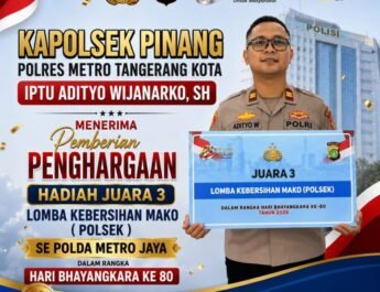 Polsek Pinang Raih Juara 3 Kebersihan Mako, Perkuat Komitmen Layani Masyarakat