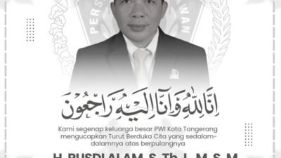 pwi kota tangerang turun berdukacita atas meninggalnya ketua dprd