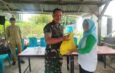 Jaga Jakarta On The Spot, Koramil 05/Ciputat Salurkan 30 Paket Sembako kepada Warga
